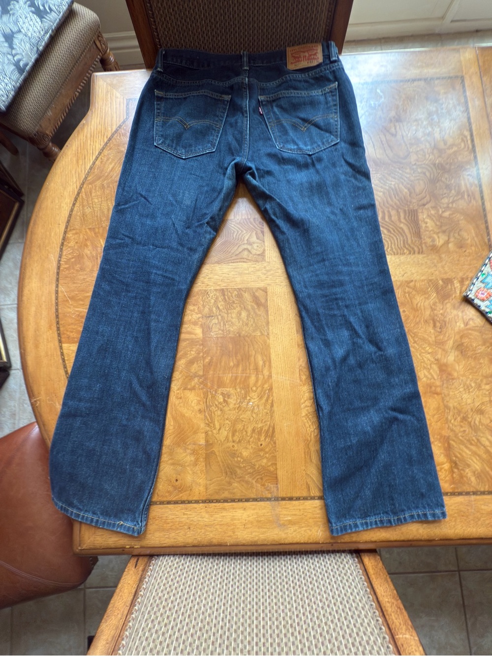 Levi’s Men’s Bootcut Jeans 33x32 - Picture 4 of 12